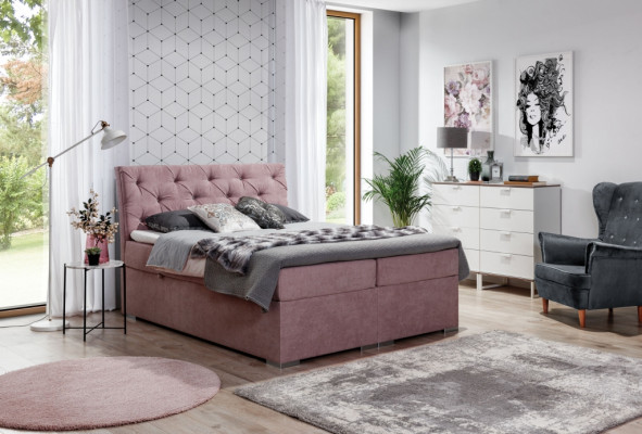 Bettkasten Chesterfield Bett Polsterbett Doppelbett Big XXL Designer Bett Neu