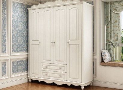 Kleiderschrank Schrank Barock Stil Möbel Klassische Schlafzimmer Schränke Holz