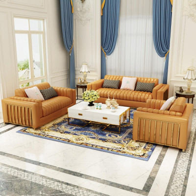Wohnlandschaft Garnitur Design Modern Sofas Sofa 3 Sitzer Ledersofa Couch