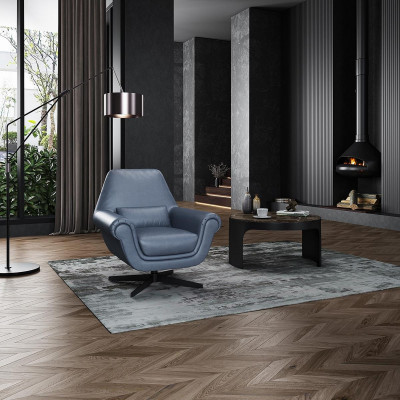 Wohnzimmer Einsitzer 95 x 83cm Sofa Couch Lounge Club Hotel Sessel