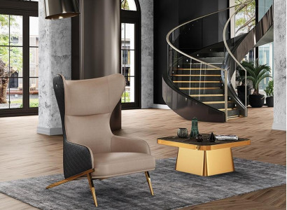 Sessel 74 x 90 cm Couch Polster Designer Leder 1 Sitzer Polster Sitz