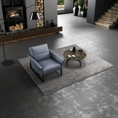 Moderner Design Sessel Textil Wohnzimmer Lounge Luxus Design Möbel Stühle Neu