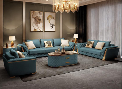 Modernes Sofa 3 Sitzer Wohnlandschaft Designer Couchen Sitzpolster Neu