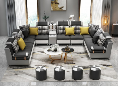 Ledersofa Ecksofa U Form Modernes Sofa Ledersofa Ecksofa Polster