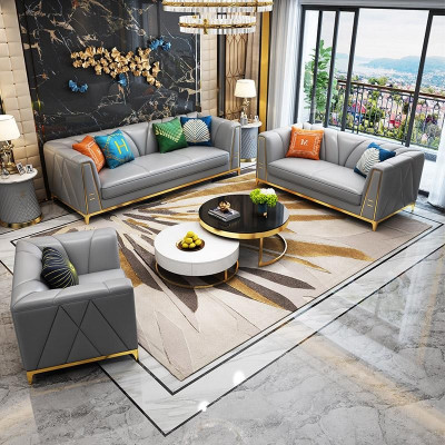 Sofagarnitur Polster Sitz Garnituren 2tlg. Set 3+2 Sitzer Neu Couch Ledersofa