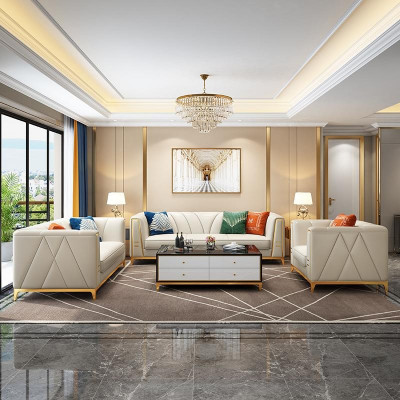 Sofagarnitur Polster Sitz Garnituren 2tlg. Set 3+2 Sitzer Neu Couch Ledersofa