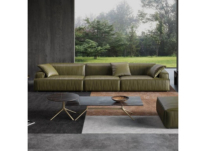 Ledersofa 6 Sitzer xxl Couch Big Sofa Lümmel Couchen Sofas Couchen Garnituren