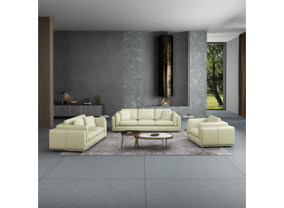 Modern Dreisitzer Sofa 3 Sitzer Couchen (ohne 2+1Sitzer) Polster Sofas Echtleder