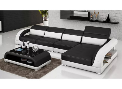 Lederpolster Design Ecksofa Eckcouch Couch Sofa L Form Wohnzimmer