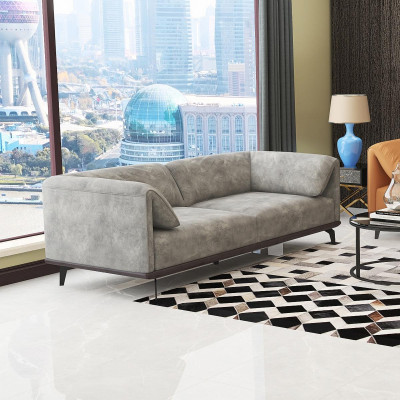 Sofagarnitur 3+2+1 Ledersofa Couch Wohnlandschaft Garnitur Design Modernes Sofa