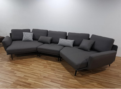 Ecksofa LForm Wohnlandschaft Sofa Couch Polster Sofas Garnitur Ledersofa Couchen