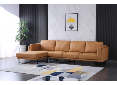 Eckcouch Design Ecksofa Wohnzimmer Möbel Moderne Lederpolster Couch