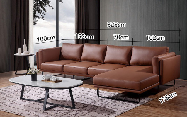 Eckcouch Design Ecksofa Wohnzimmer Möbel Moderne Lederpolster Couch