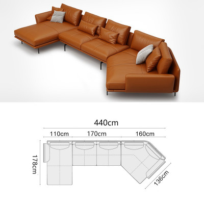 Italienische Möbel Wohnzimmer Ecksofa Couch Polster Luxus Sofa Eckgarnitur