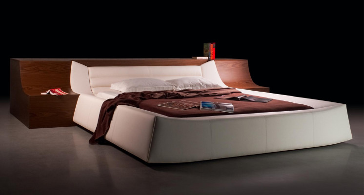 Doppelbett Design de Luxe Luxur Polsterbett Designbett Leder Betten Für