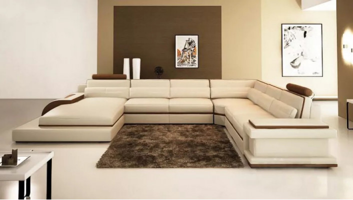 Moderne Wohnlandschaft Ecksofa Sofa Couch Polster Eckgarnitur 2tlg.