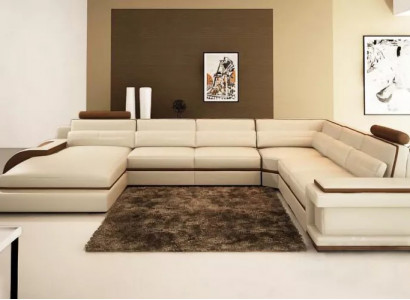Moderne Wohnlandschaft Ecksofa Sofa Couch Polster Eckgarnitur 2tlg.