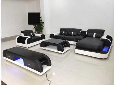 Designer Wohnlandschaft LForm Couch Ecksofa Polster Garnitur Eckgarnitur Sofa