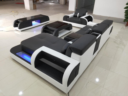 Designer Wohnlandschaft LForm Couch Ecksofa Polster Garnitur Eckgarnitur Sofa