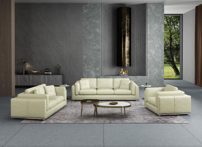 Ledersofa Sofagarnitur 3 2 1 Sitzer Set Garnitur Polstersofa Couch Sofa Couch