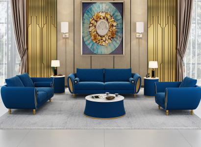 Sofagarnitur 3 2 1 Sitzer Set Design Sofa Polster Couchen Couch Modern Garnitur