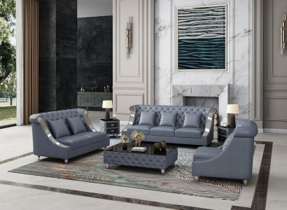 Sofagarnitur 3 2 1 Sitzer Set Design Sofa Couchen Polster Couch Modern