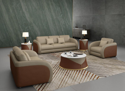 Sofagarnitur 3 2 1 Sitzer Set Design Sofa Couchen Polster Modern Couch