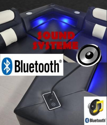 Garnitur Design Wohnlandschaft Ecksofa Sofa Couch U-Form Couchtisch Leder 2tlg