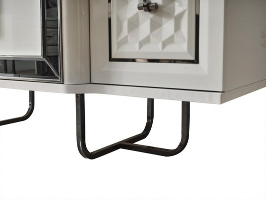 Sideboard Weiße Kommode Konsolen Tisch Spiegel 2tlg. Kommoden Sideboards