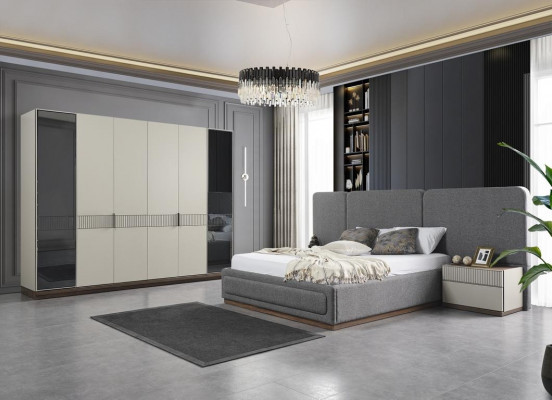 Kleiderschrank Schrank Luxus Holz Schränke Design Möbel Schlafzimmer Weiß Neu