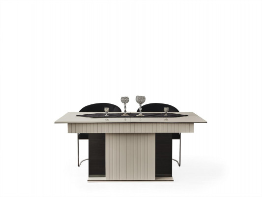 Esstisch weiß modernes Esszimmer schöne Küche Holztische Design luxuriöses Holz