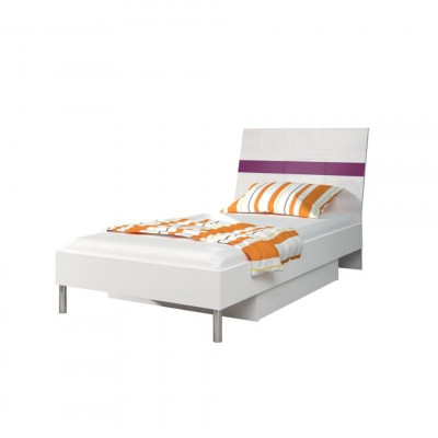 Lila Schlafzimmer Jugendzimmer Set Modern Kleiderschrank Tisch 5tlg.