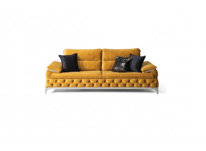 Sofa 3 Sitzer Textil Sofas Couch Polster Luxus Möbel Moderner Dreisitzer Neu