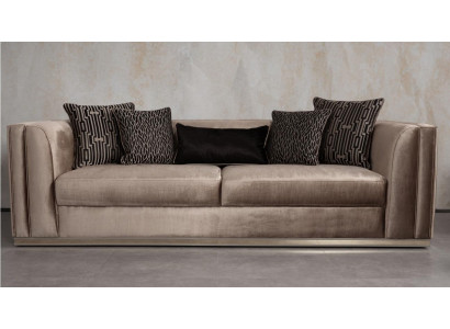 Sofa 3 Sitzer Couch Holz möbel Wohnzimmermöbel Sofas Couch italienischer Stil