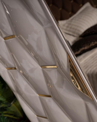 Schlafzimmer Bett Nachttisch Betten Doppel Holz Neu Luxus Set 3tlg.