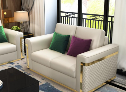 Sofa Couch Polster 2 Sitzer Sofas Couchen Sitz Deko Garnituren Design Club