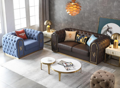 Sofagarnitur 3+1 Sitzer Klassischer Wohnlandschaft Sofa Couchen Sofas Polster