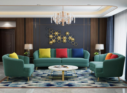 Sofagarnitur 3+2 Sitzer Garnitur Couch Polster Sofa Garnituren Design