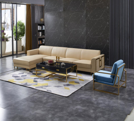 Design Sofa Couch Ecksofa Hocker Polster Garnitur Wohnlandschaft