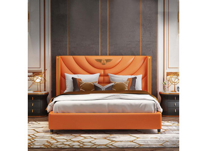 Holz Design Bett Doppel Luxus Ehe Hotel Modernes Gestell Schlaf Zimmer