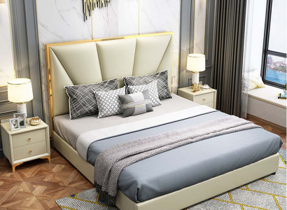 Bett Holz Betten Luxus Hotel Klassisches Doppelbett Bettgestell Landhaus