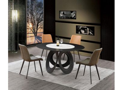 Komplett Set Esstisch 4x Stühle Esszimmer Set Ess Gruppe Holz Tisch