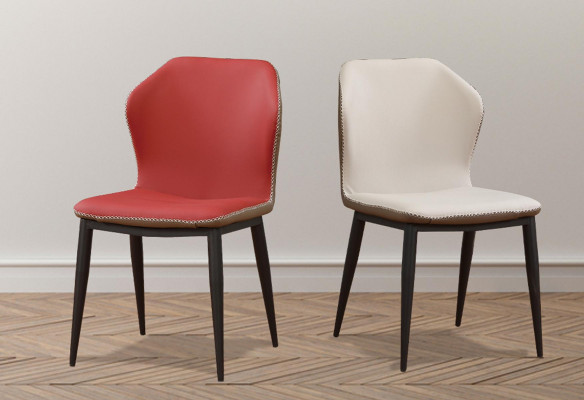 Stuhl 1x Ess Zimmer Polster Fernseh Lounge Club Stuhl Textil Leder Sitz