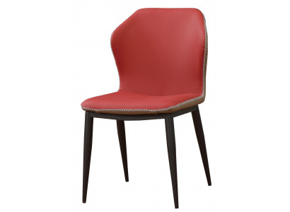 Stuhl 1x Luxus Design Polster Design Stühle Sitz Lehn Büro Esszimmer Holz Neu.