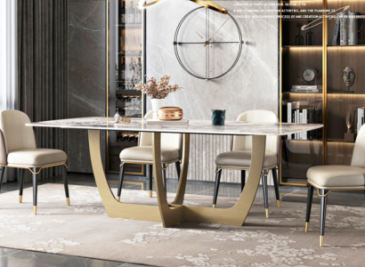 Luxus Möbel Metall Tische 180x90cm Wohnzimmer Hotel Esszimmer Tisch Designer Neu