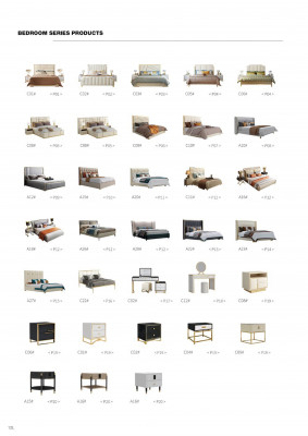 Luxus Schlafzimmer Doppelbett Bett 180/200x200cm Leder Metall Neu