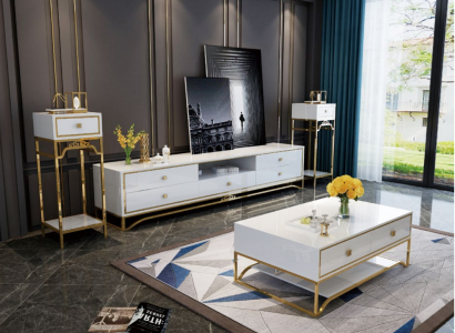 Modernes Design Wohn Wand Wohnzimmer Sideboard RTV Regal