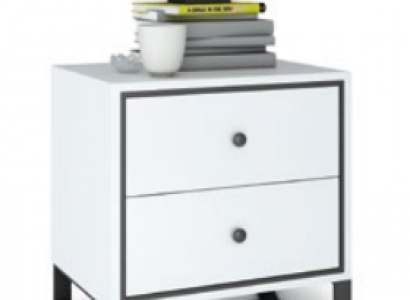 Nachttisch Nachtschrank Kommode Beistelltisch Hochglanz Gold Edelstahl