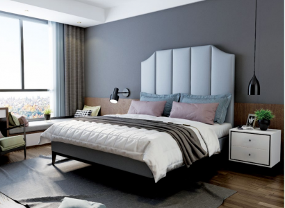 Bett Polster Design Luxus Doppel Hotel Betten Schlaf Zimmer Leder 180x200cm