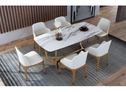 Luxus Designer Edelstahl Metall Ess Tisch Tische Wohn Zimmer 160x90cm